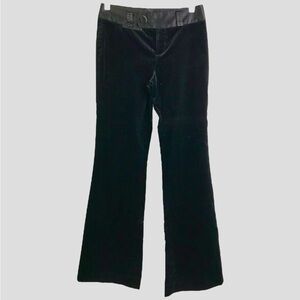 Banana Republic Black Velvet Pants